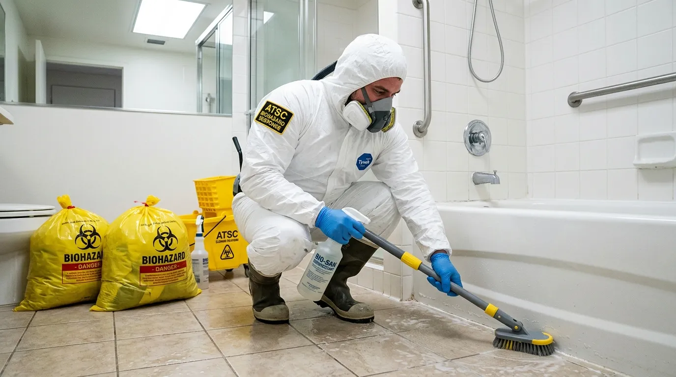 Decontamination equipment deployed for Blood Cleanup in Derby